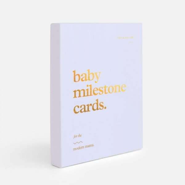 Fox & Fallow Baby Milestone Cards Powder Blue 2